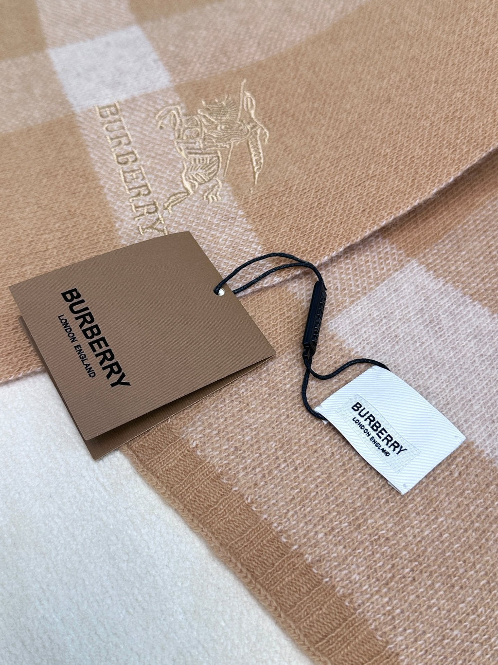 SCARF 190 CM IN TUSCAN BEIGE CASHMERE 398394