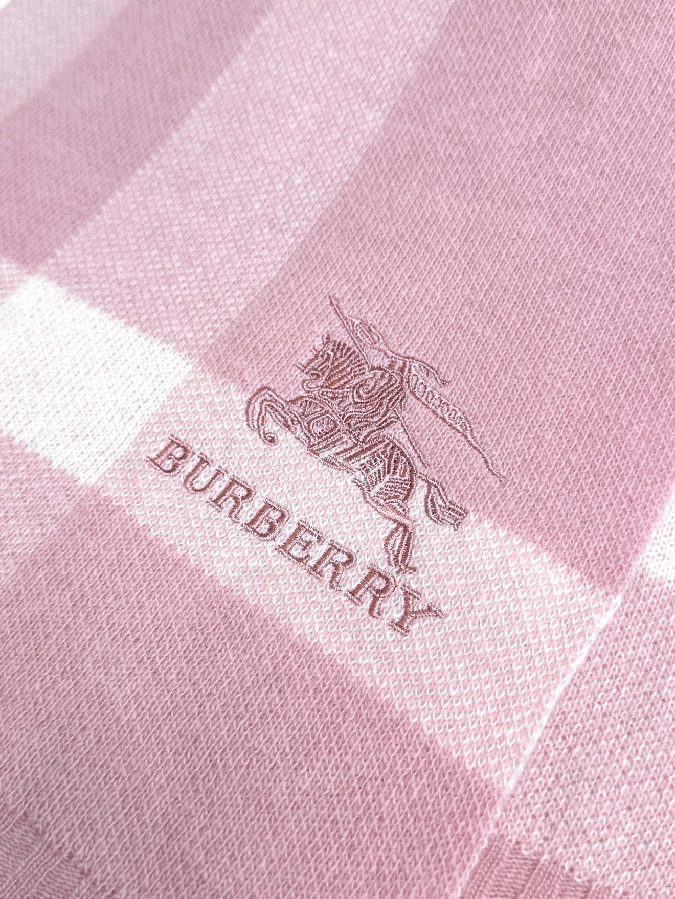 SCARF 190 CM IN LIGHT PINK CASHMERE 398396