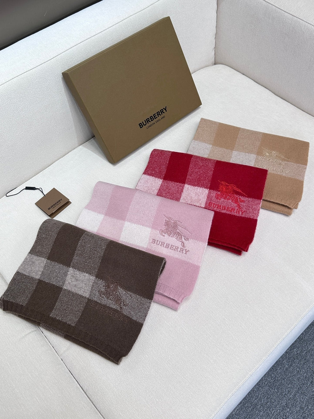 SCARF 190 CM IN LIGHT PINK CASHMERE 398396