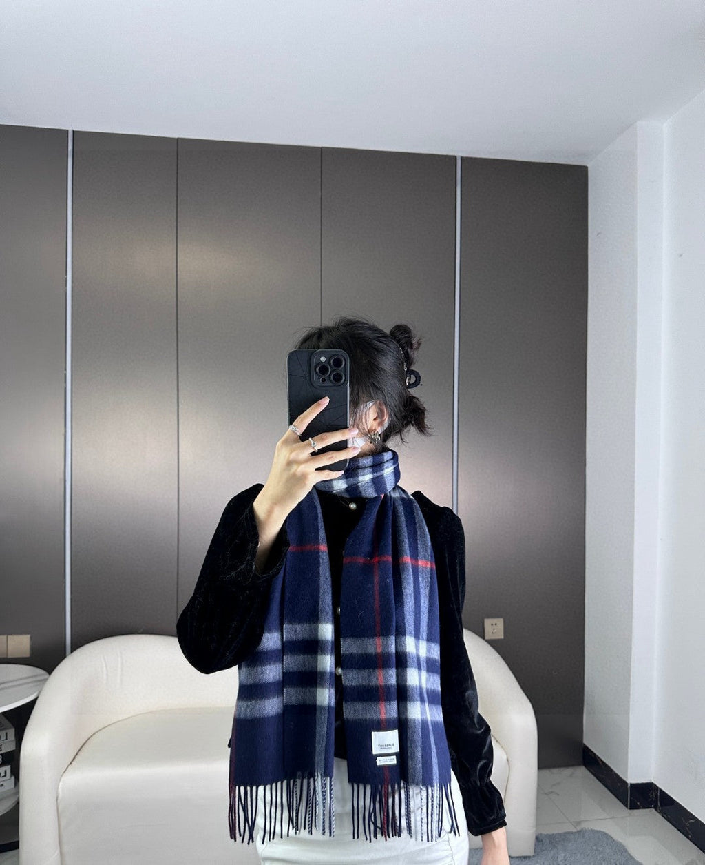 BBR SCARF 180 CM IN CASHMERE 543352