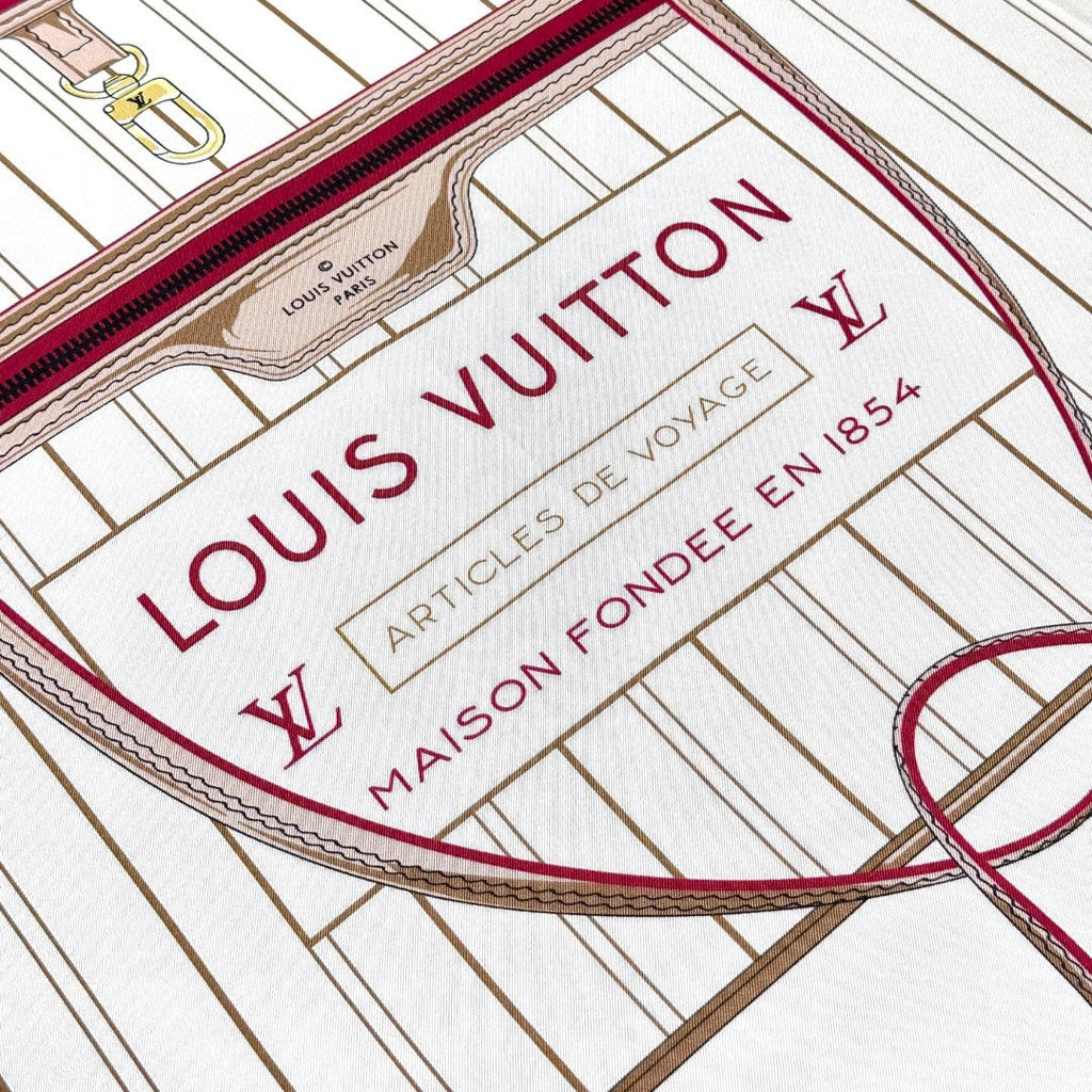 LOUIS VUITTON LV SCARF 90 CM IN SILK 737304
