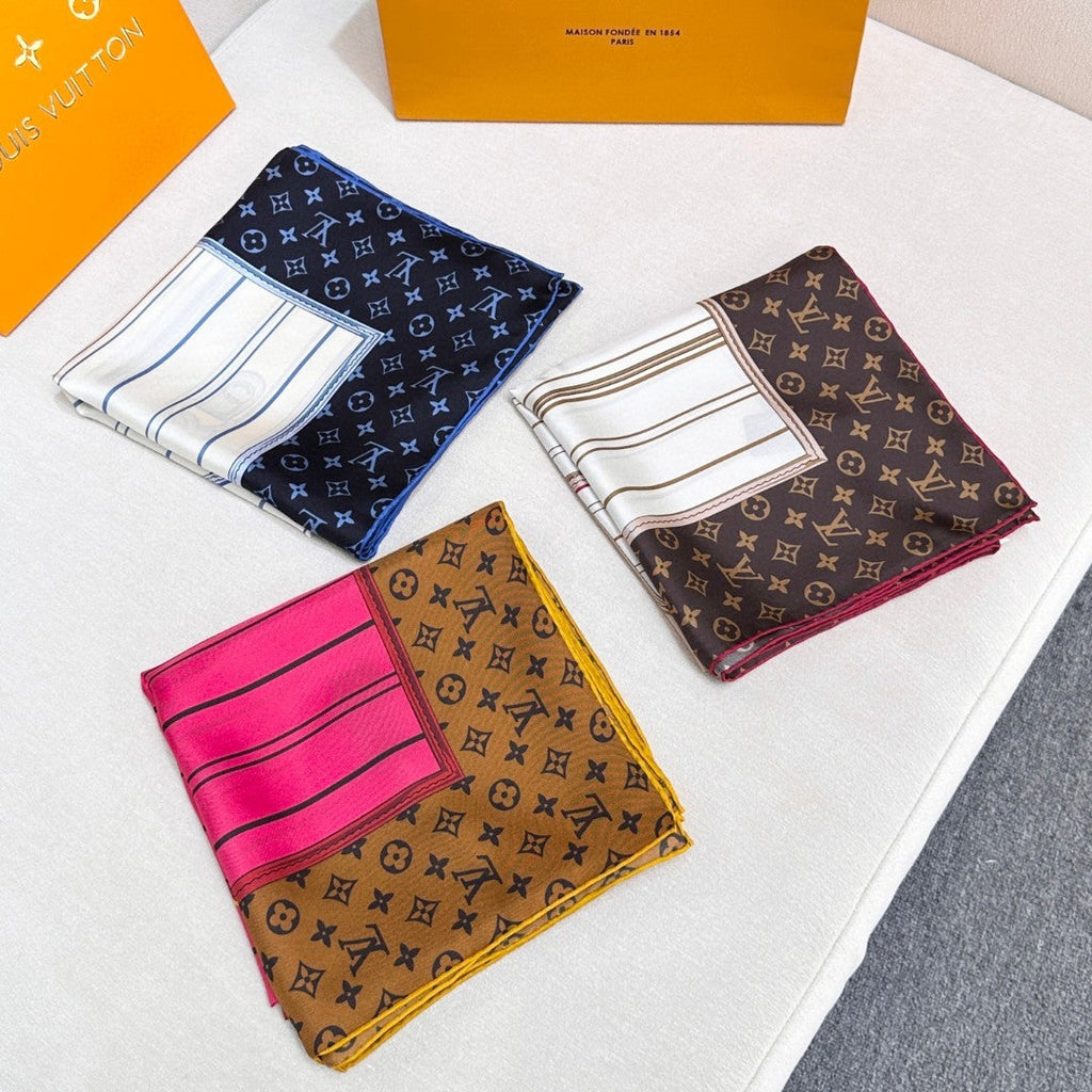 LOUIS VUITTON LV SCARF 90 CM IN SILK 737304