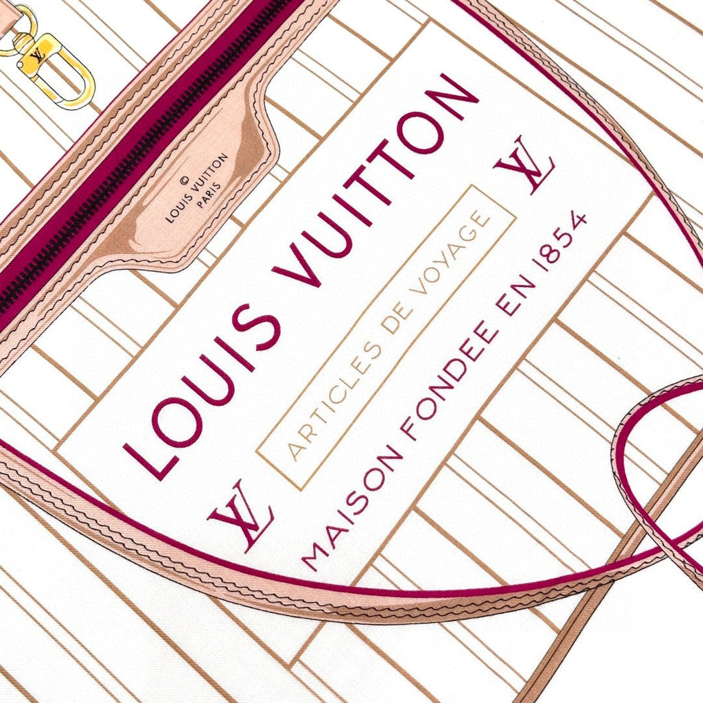 LOUIS VUITTON LV SCARF 140 CM IN SILK 721536