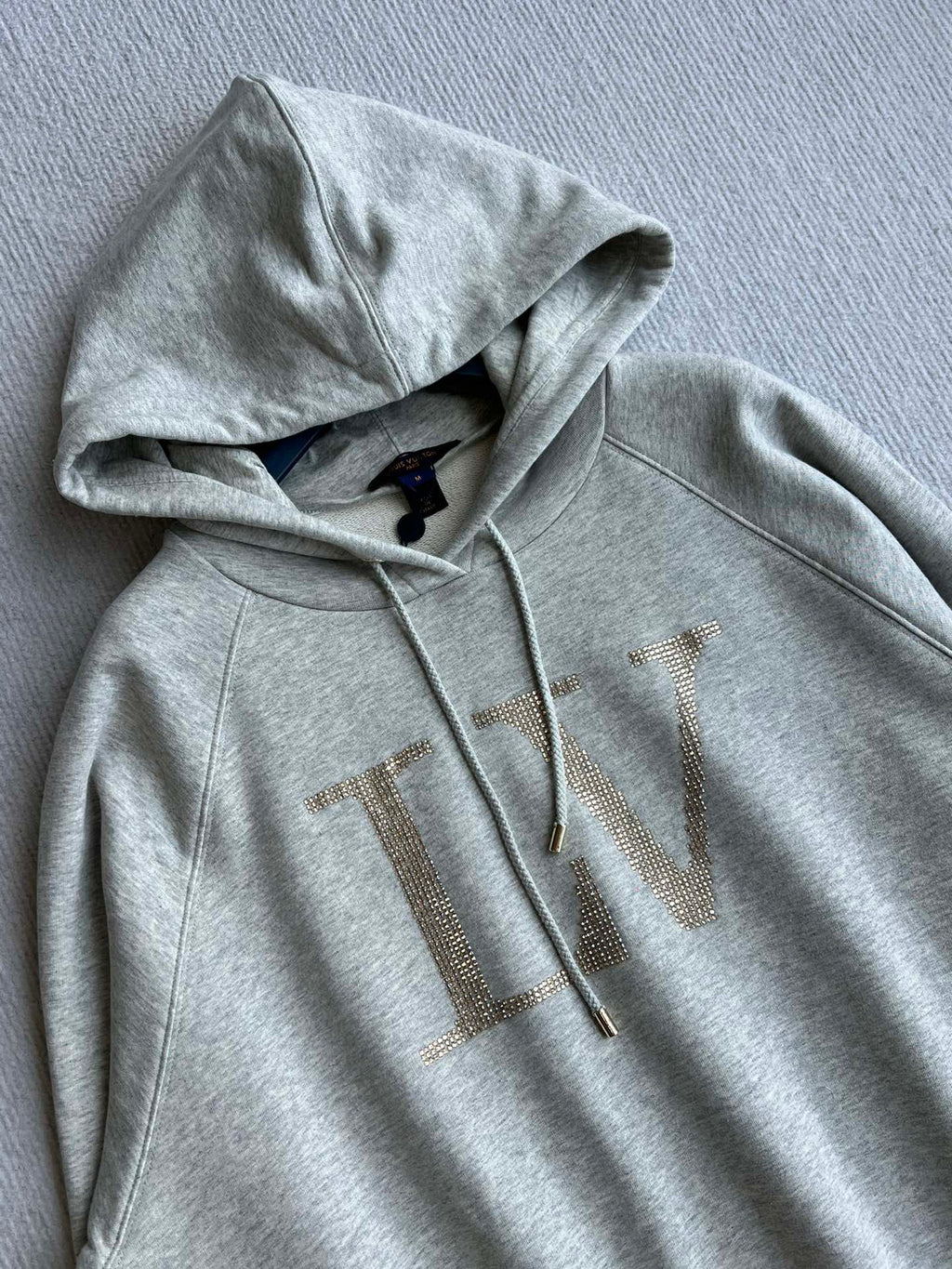 LOUIS VUITTON LOUIS VUITTON HOODED SWEATSHIRT WITH RHINESTONES 275688