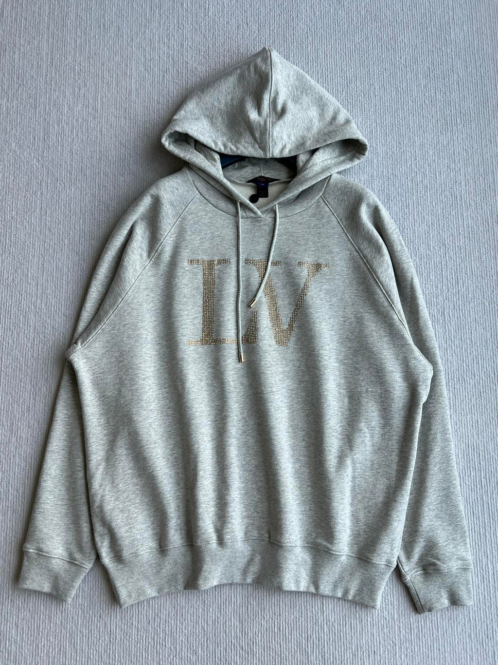 LOUIS VUITTON LOUIS VUITTON HOODED SWEATSHIRT WITH RHINESTONES 275688