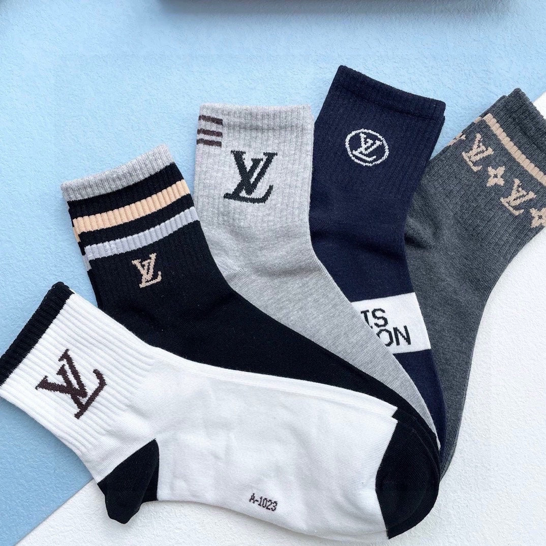 LOUIS VUITTON LOW-CUT SOCKS 412570 (1 BOX)