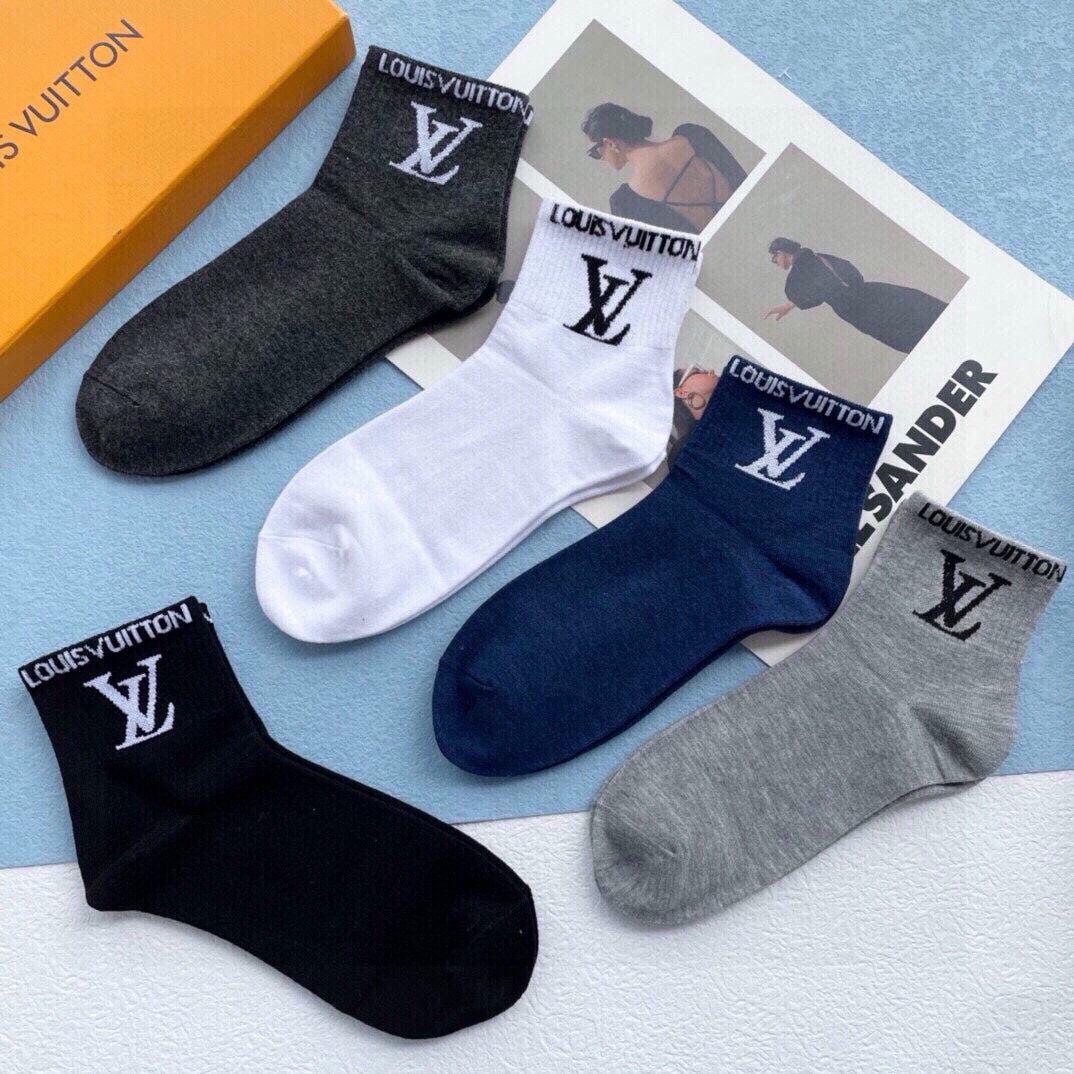 LOUIS VUITTON LOW-CUT SOCKS 416026 (1 BOX)