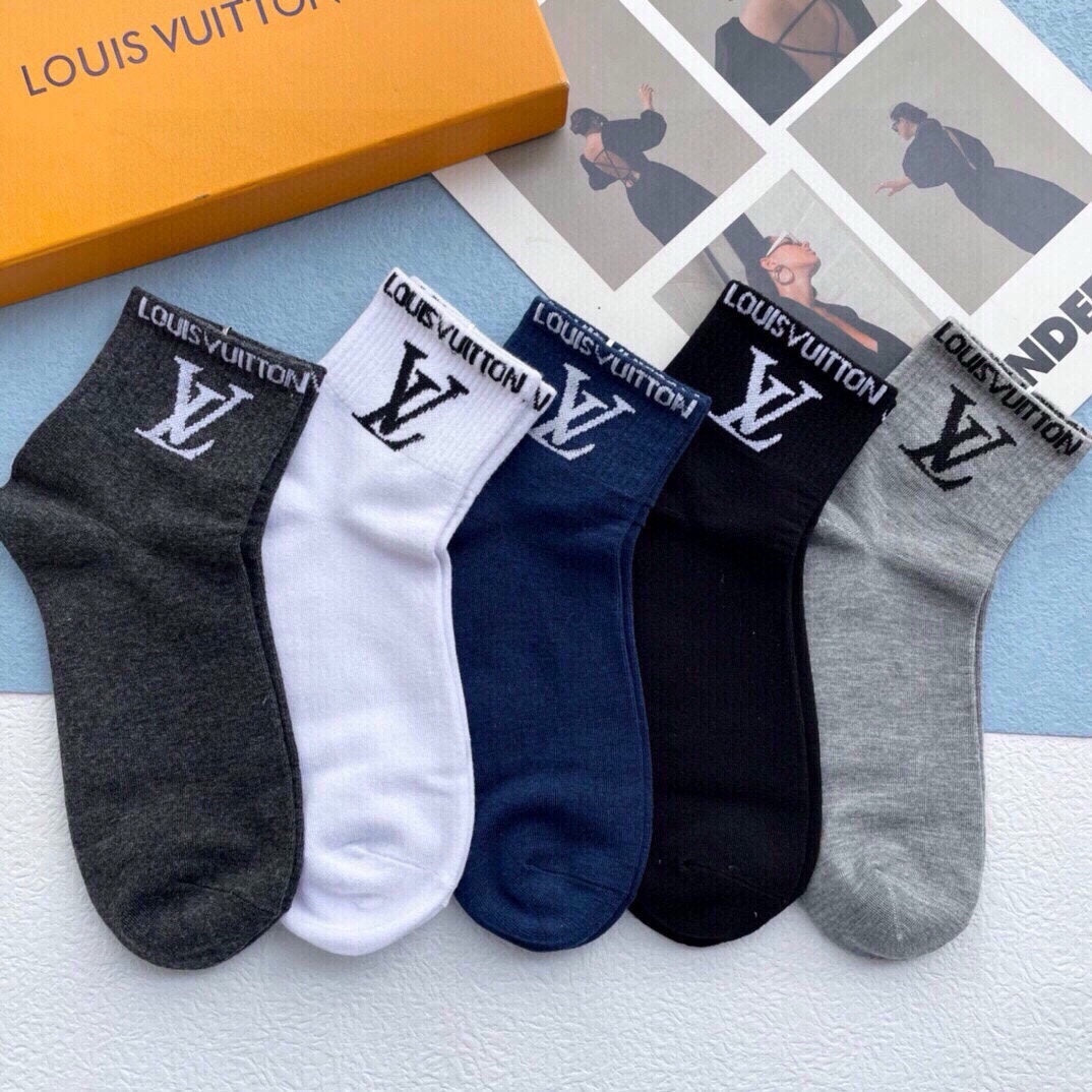 LOUIS VUITTON LOW-CUT SOCKS 416026 (1 BOX)