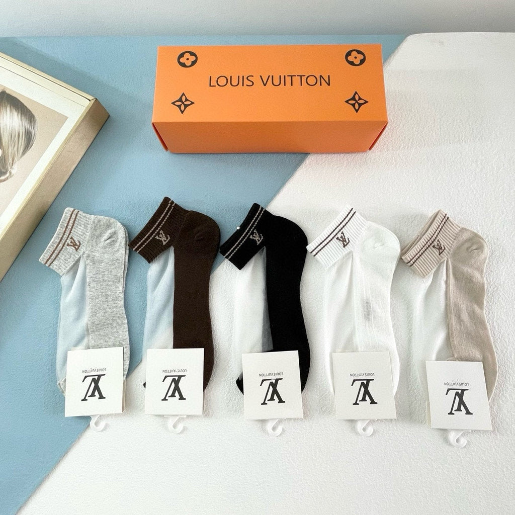 LOUIS VUITTON FLAT SOCKS 418949 (1 BOX)