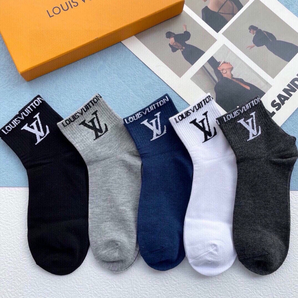 LOUIS VUITTON LOW-CUT SOCKS 423890 (1 BOX)