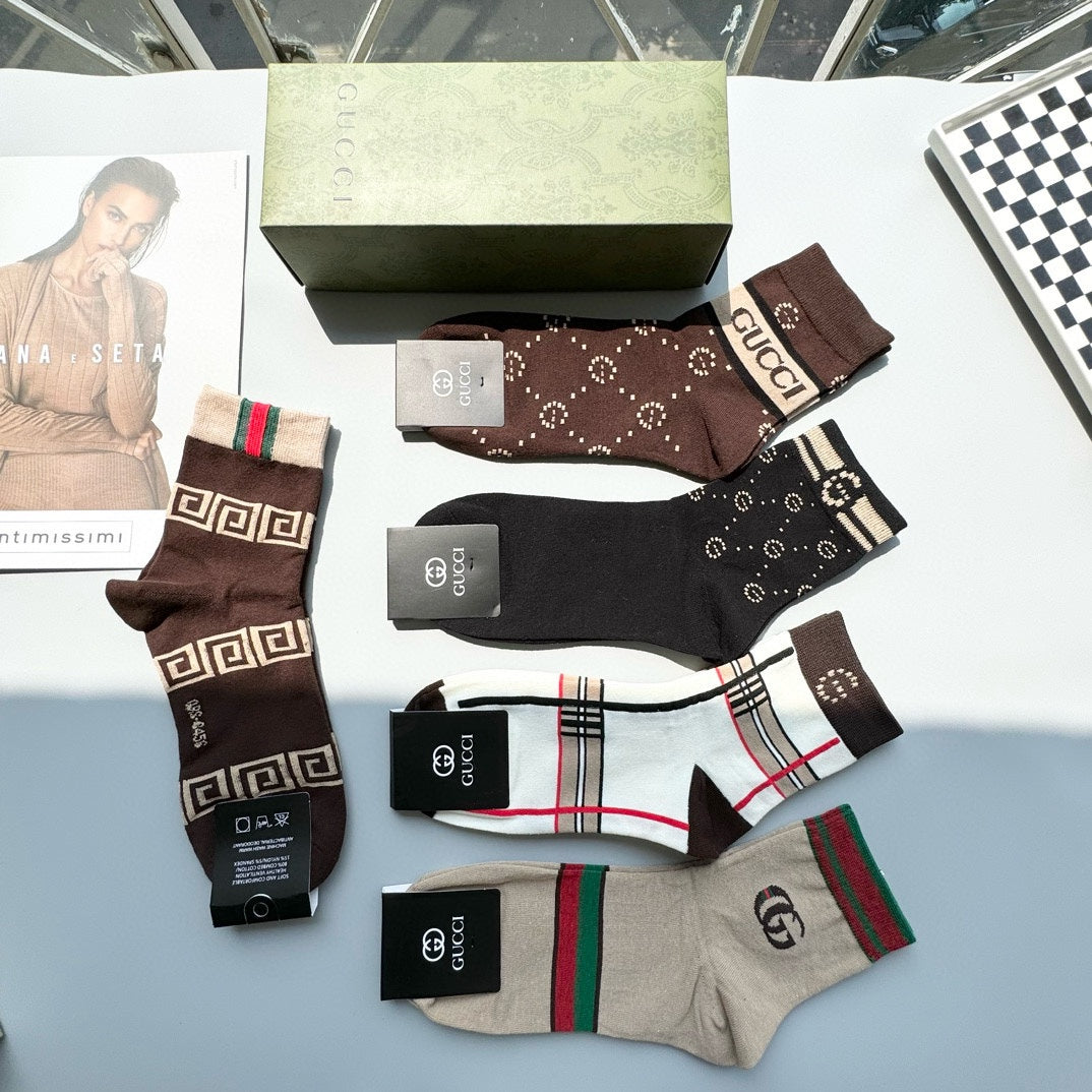 GUCCI LOW-CUT SOCKS 423902 (1 BOX)