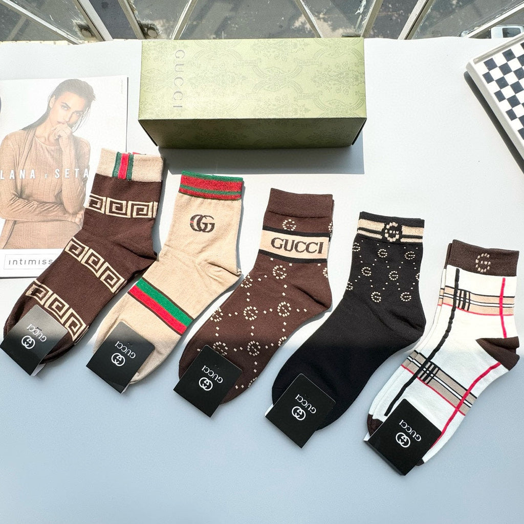 GUCCI LOW-CUT SOCKS 423902 (1 BOX)