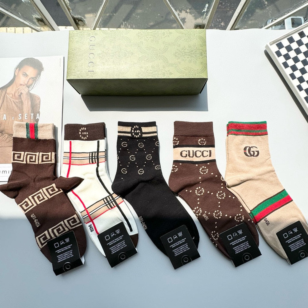 GUCCI LOW-CUT SOCKS 423902 (1 BOX)