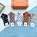 LOUIS VUITTON ANKLE SOCKS 423679 (1 BOX)