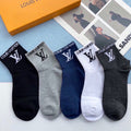 LOUIS VUITTON LOW-CUT SOCKS 425579 (1 BOX)