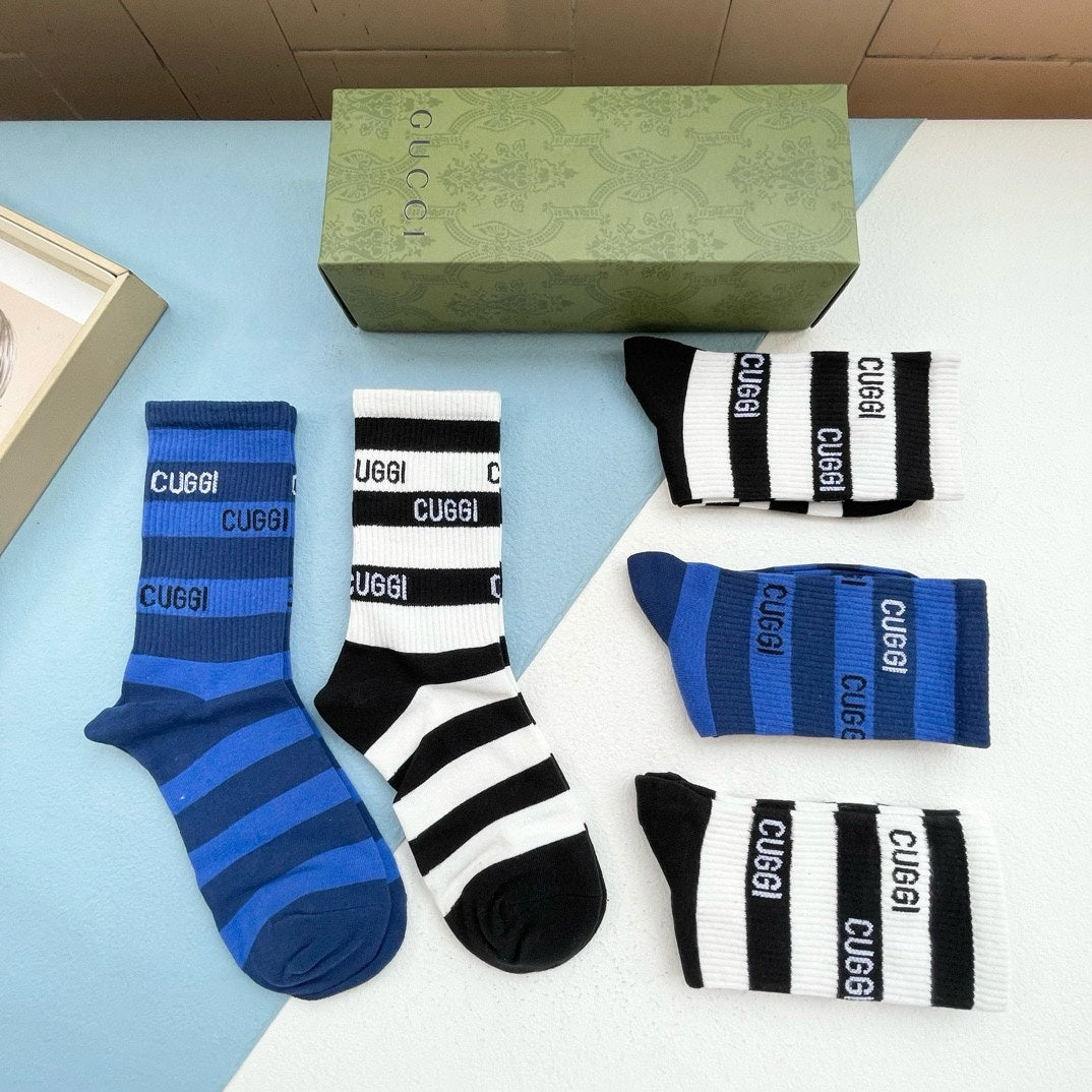 GUCCI CREW SOCKS 425536 (1 BOX)