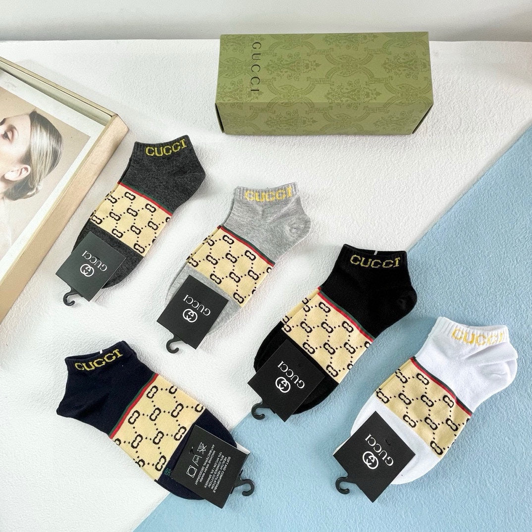 GUCCI ANKLE SOCKS 427549 (1 BOX)