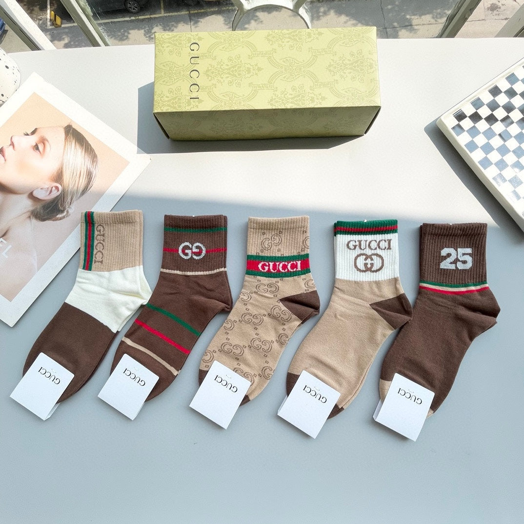 GUCCI LOW-CUT SOCKS 427550 (1 BOX)