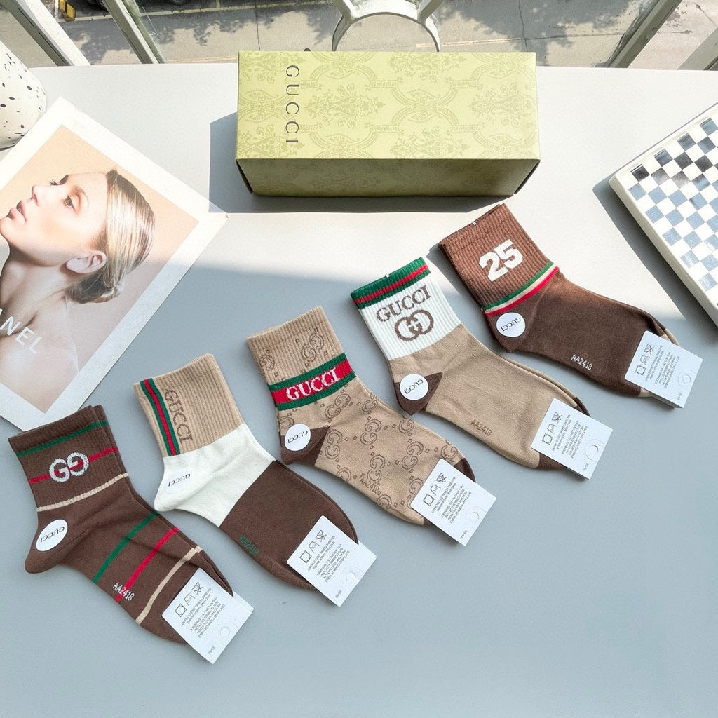 GUCCI LOW-CUT SOCKS 427550 (1 BOX)
