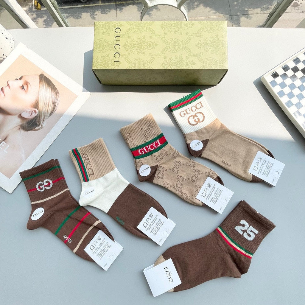 GUCCI LOW-CUT SOCKS 427550 (1 BOX)