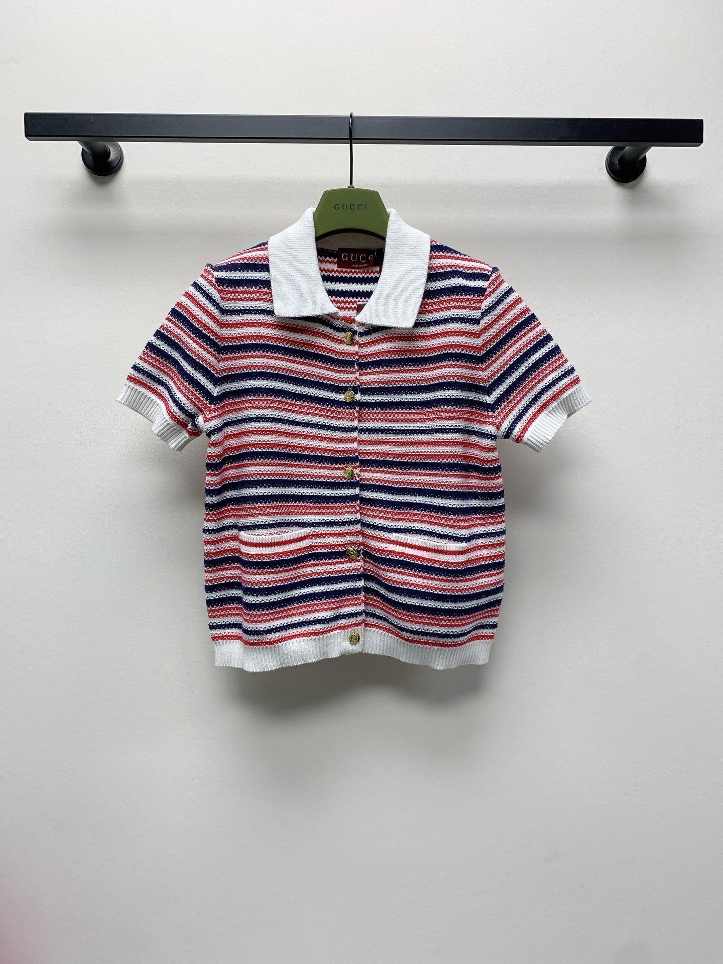 GUCCI Gucci 25C Fine wool polo top 228202