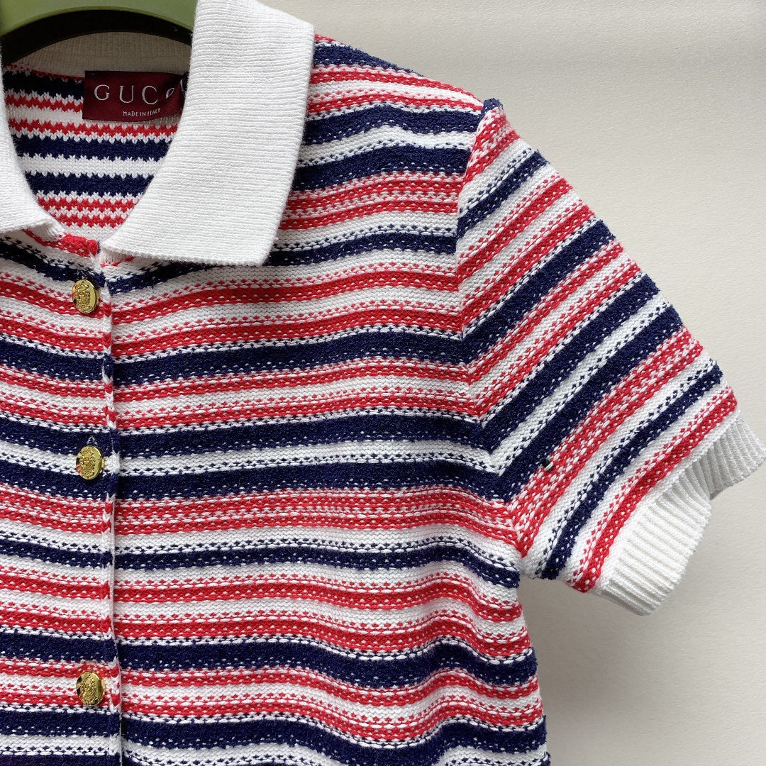 GUCCI Gucci 25C Fine wool polo top 228202