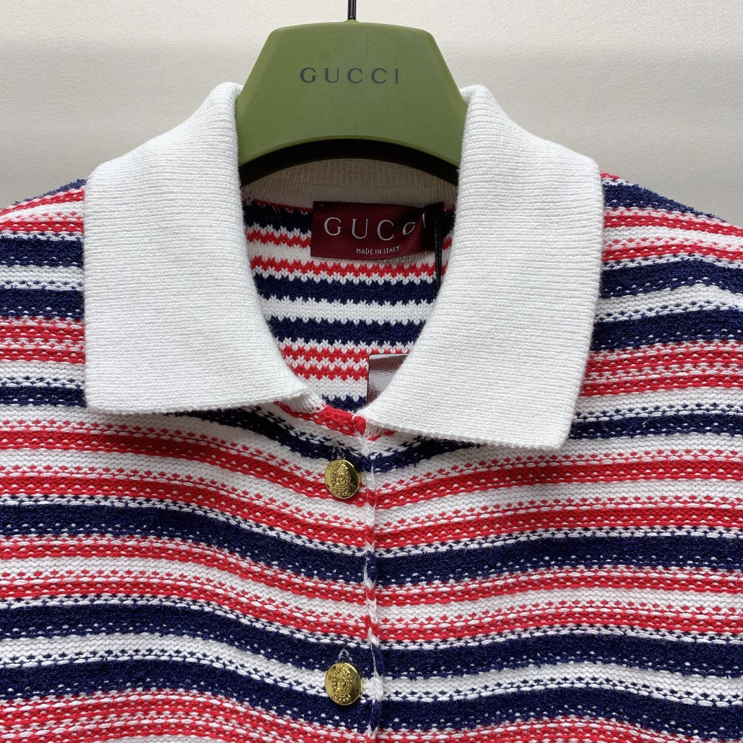 GUCCI Gucci 25C Fine wool polo top 228202