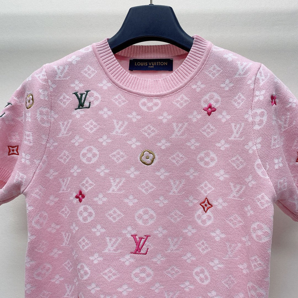 LOUIS VUITTON LV CREW NECK KNIT SWEATER 228112