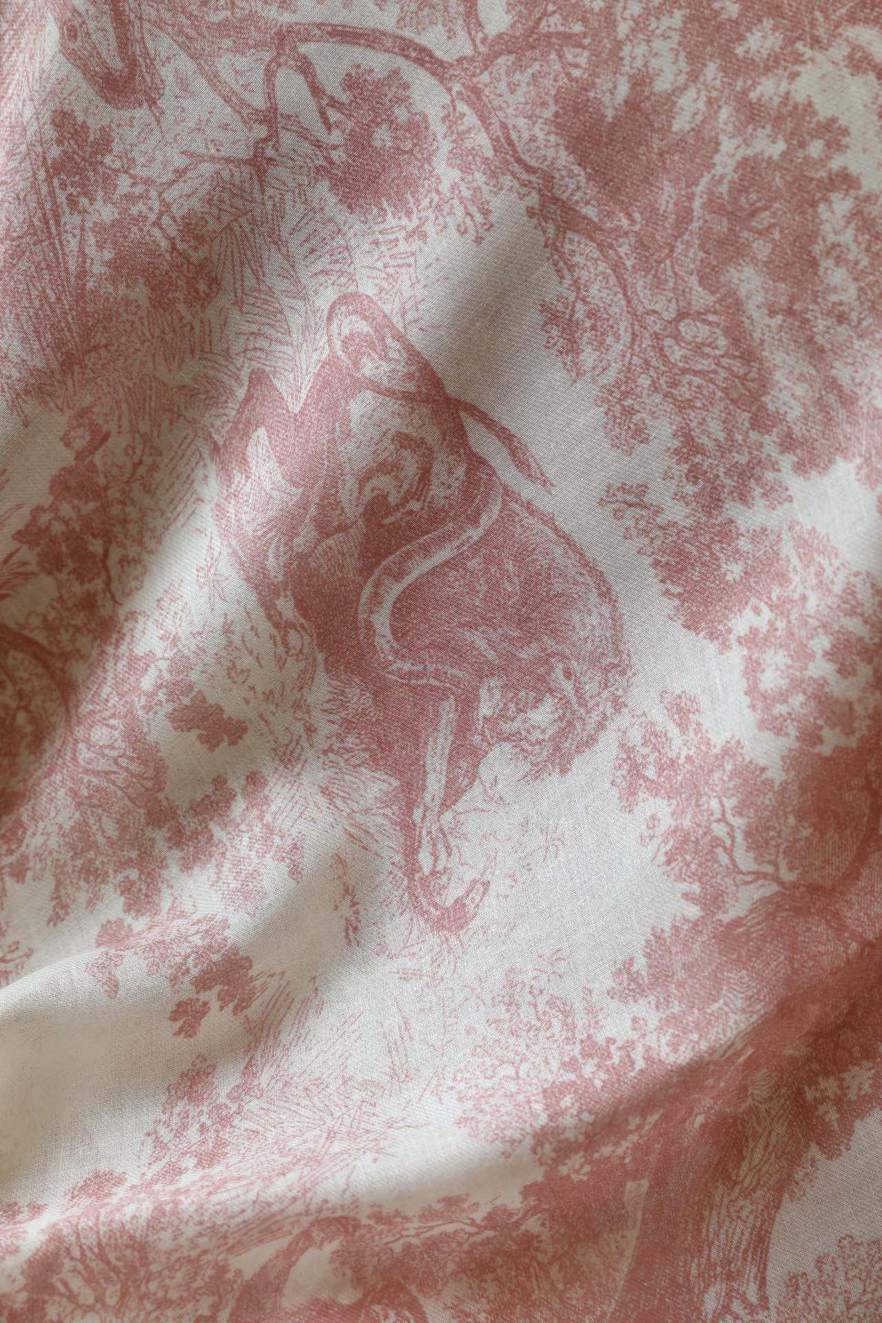 DIOR SCARF 180 CM IN LIGHT PINK SILK AND CASHMERE 418264