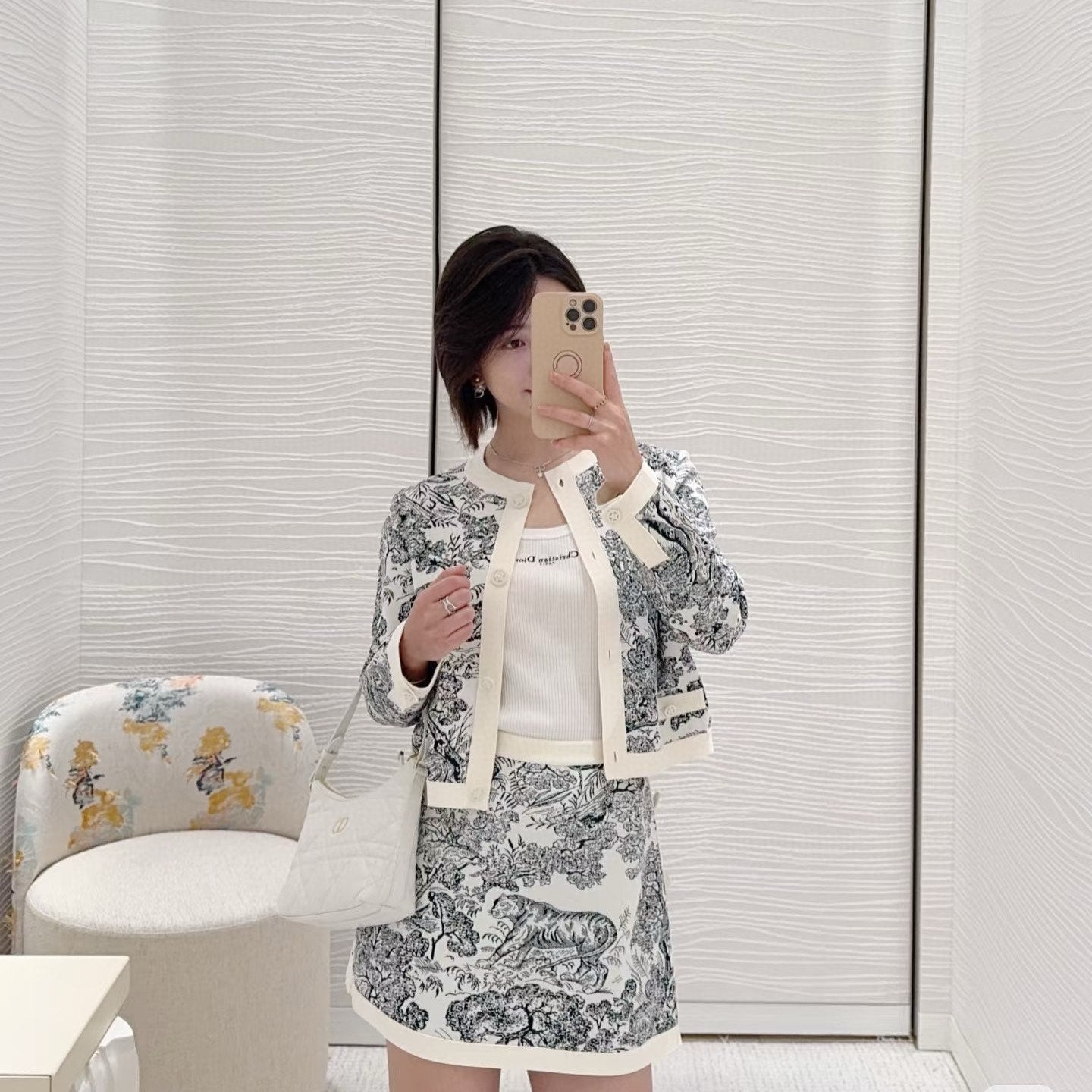 DIOR 25S SKIRT SET 702