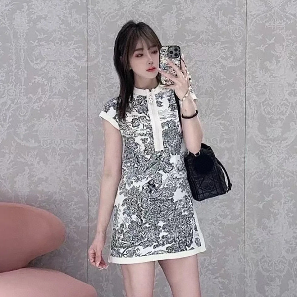 DIOR 25S PRINTED DRESS 700