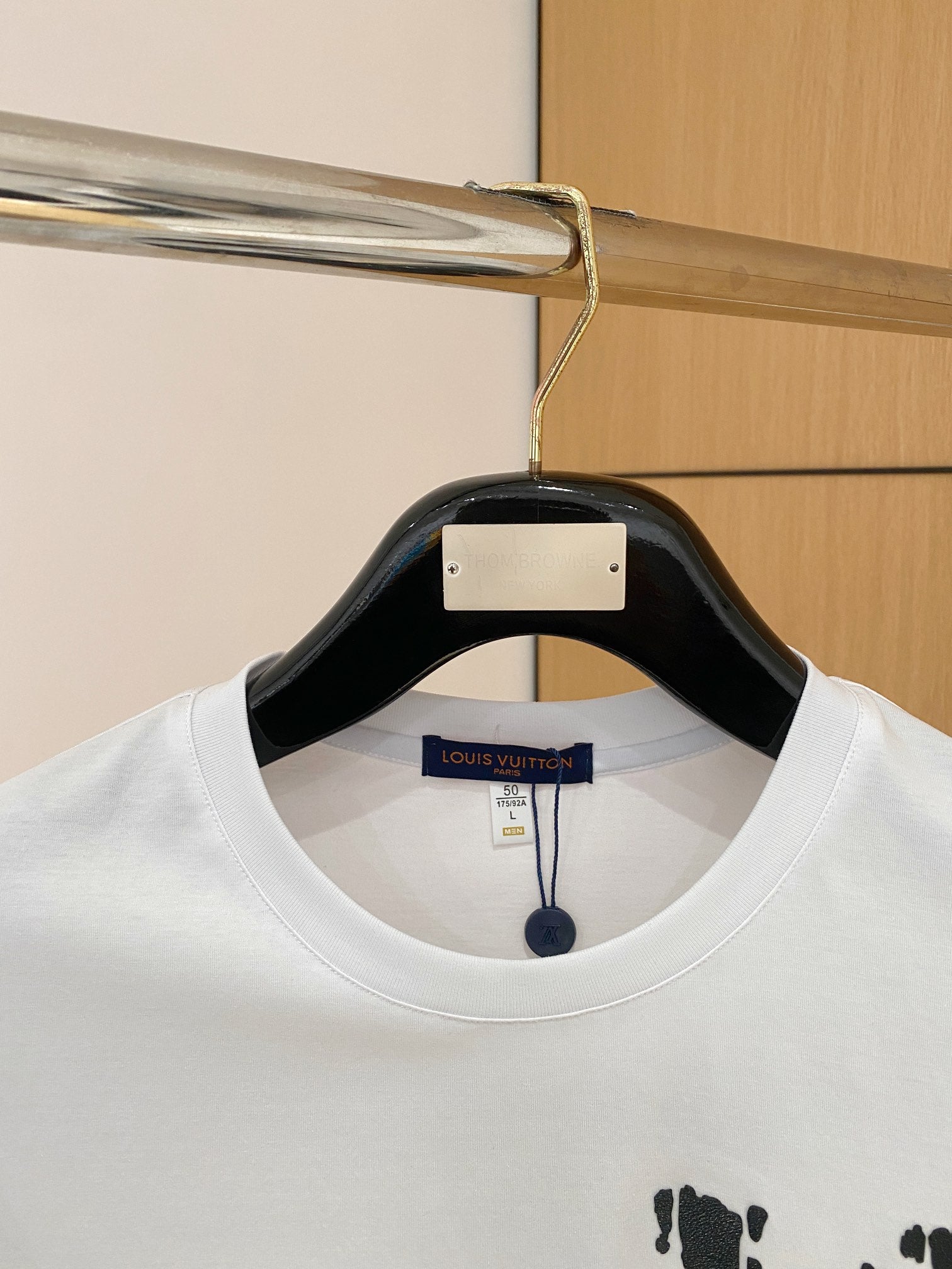 LOUIS VUITTON LV T-SHIRT IN WHITE COTTON 238856