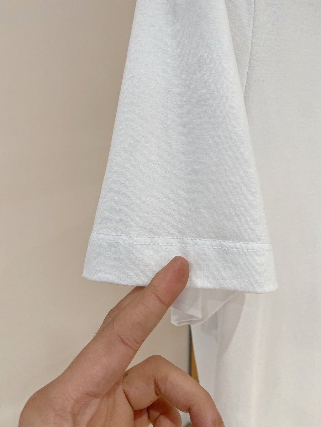LOUIS VUITTON LV T-SHIRT IN WHITE COTTON 238856