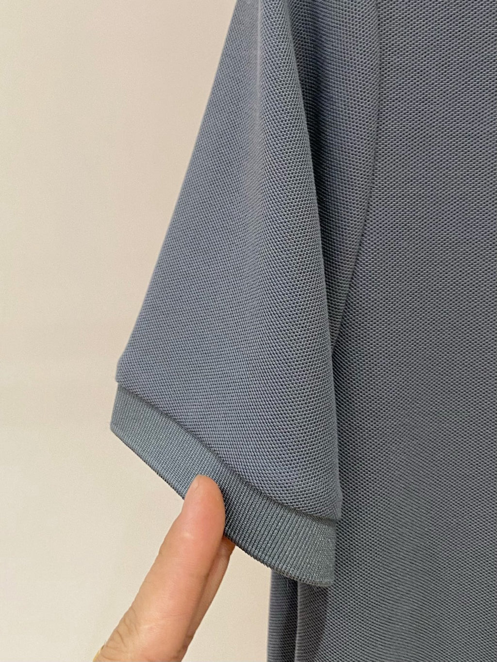 LOUIS VUITTON LV POLO SHIRT IN GRAY MESH BEADED COTTON FABRIC 238854