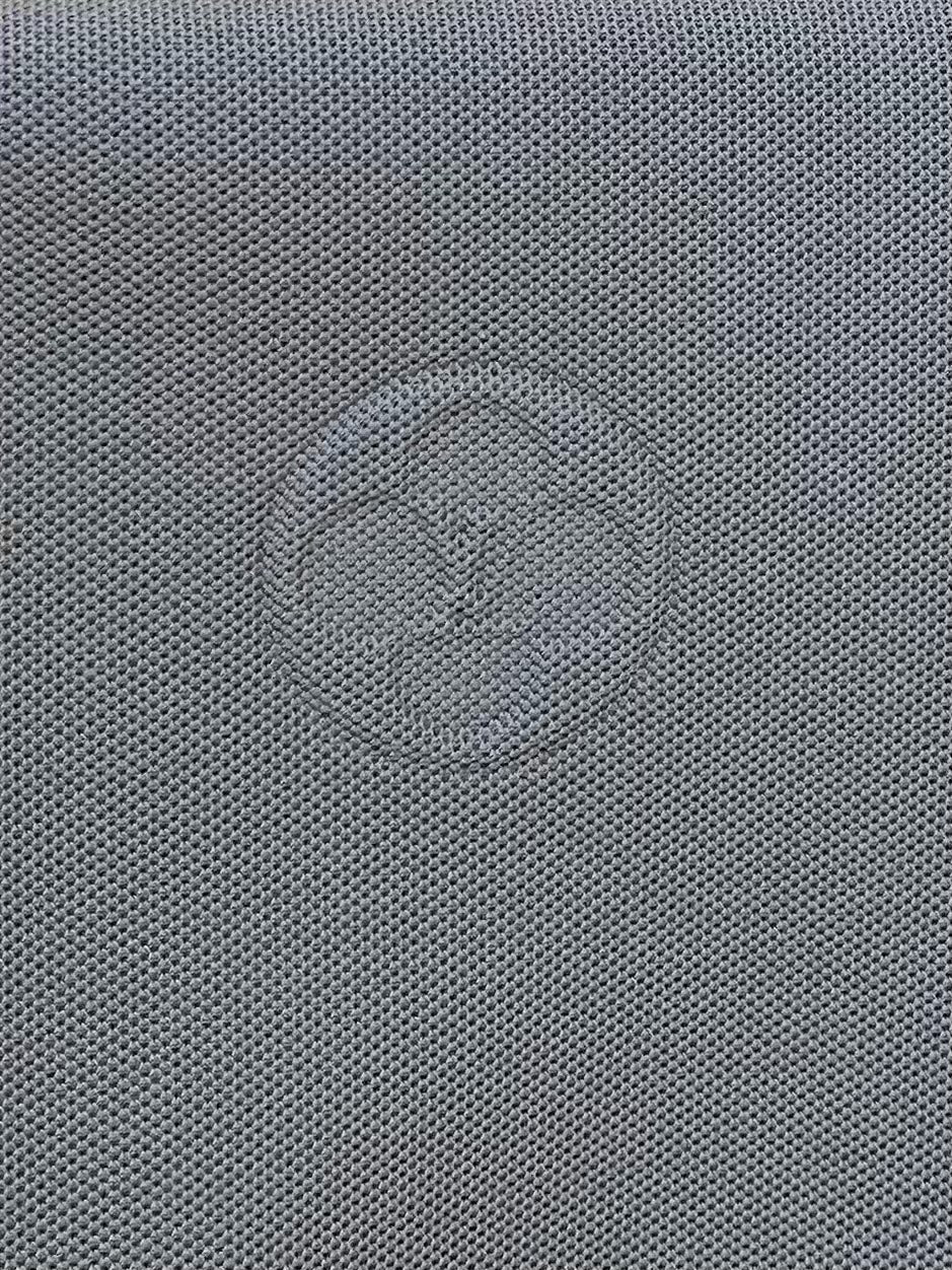 LOUIS VUITTON LV POLO SHIRT IN GRAY MESH BEADED COTTON FABRIC 238854