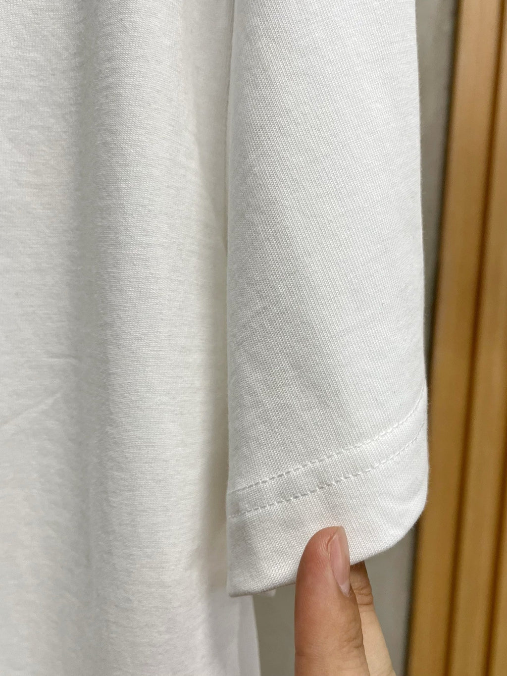 LOUIS VUITTON LV T-SHIRT IN WHITE COTTON LOGO PRINT 238865