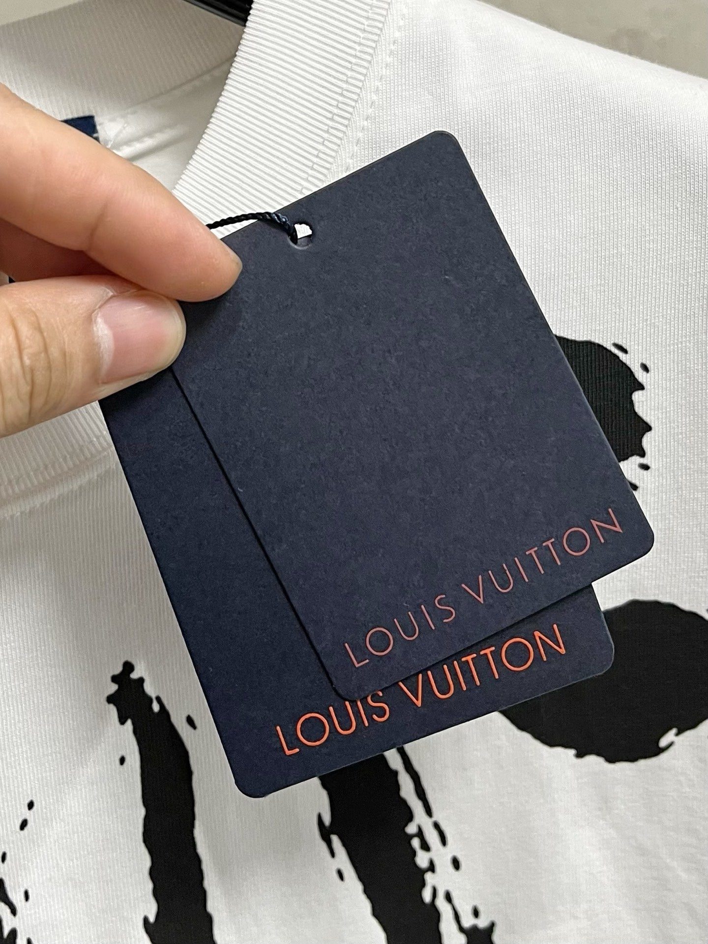 LOUIS VUITTON LV T-SHIRT IN WHITE COTTON 238859