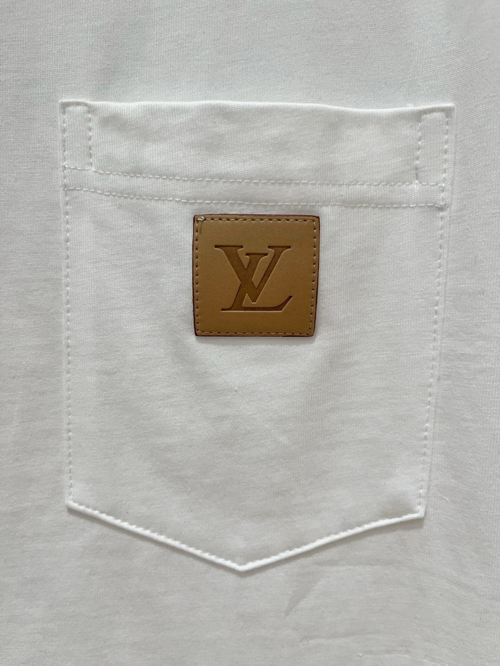 LOUIS VUITTON LV WHITE COTTON T-SHIRT 238867