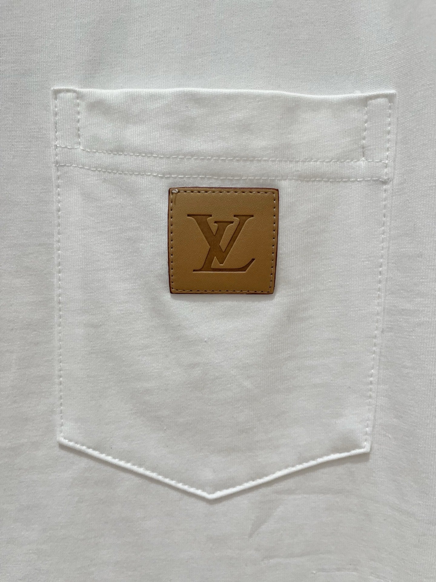 LOUIS VUITTON LV WHITE COTTON T-SHIRT 238867