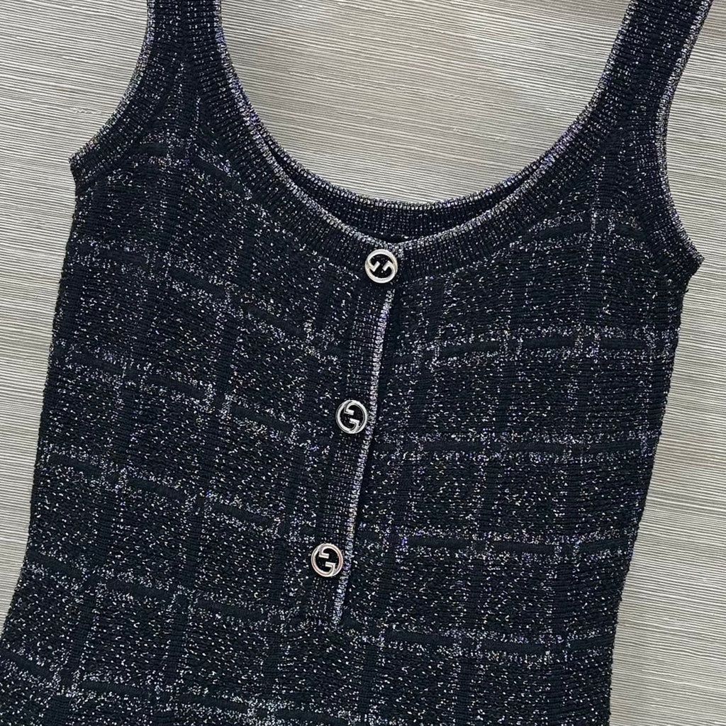 GUCCI Gucci 2025 Camisole Black Wool Viscose