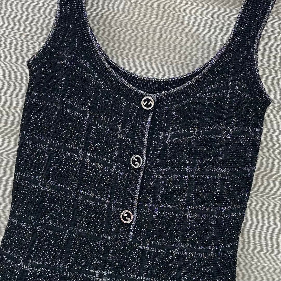 GUCCI Gucci 2025 Camisole Black Wool Viscose