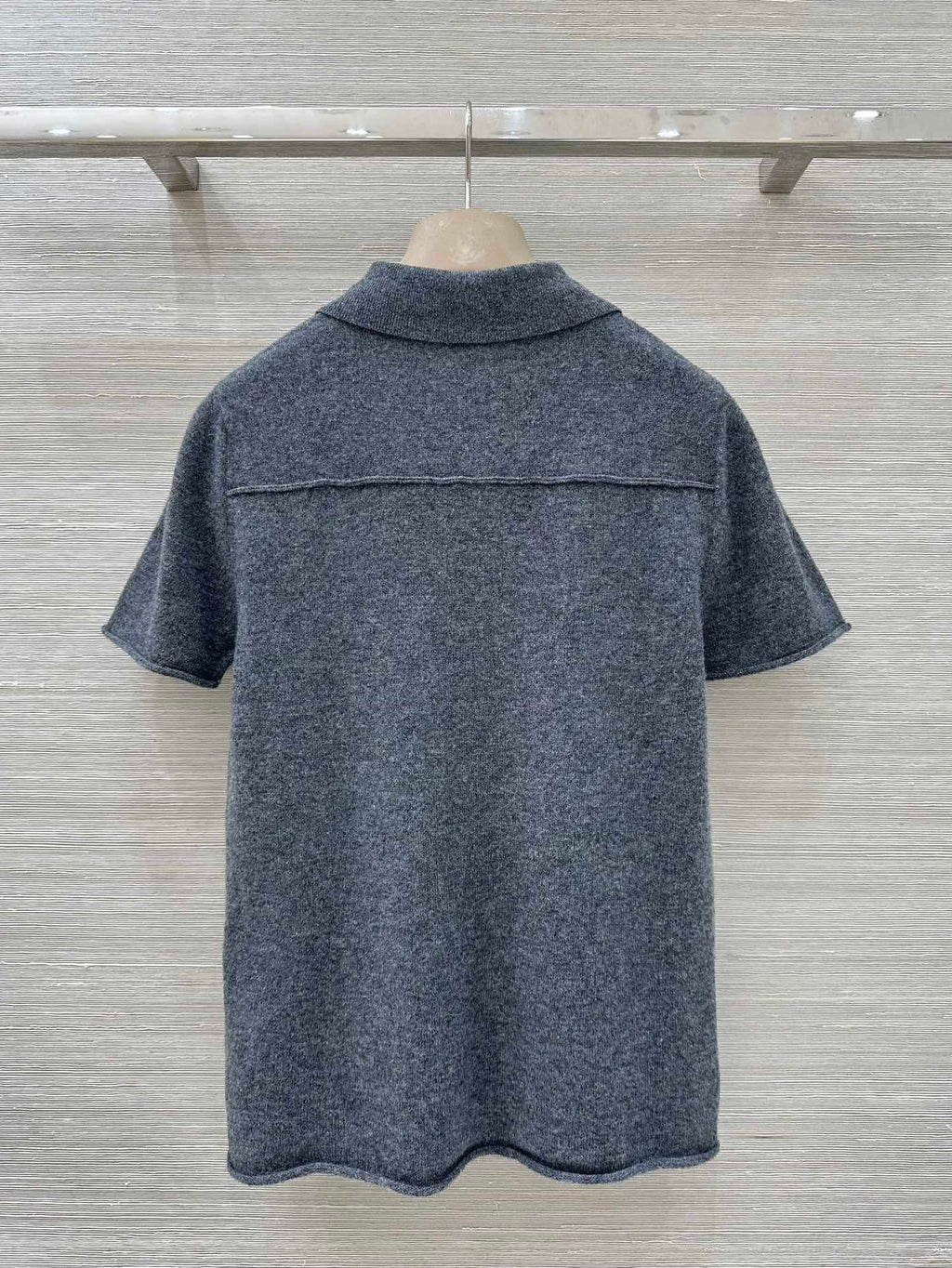 MIUMIU SHORT-SLEEVE TURTLENECK SWEATER STYLE 695