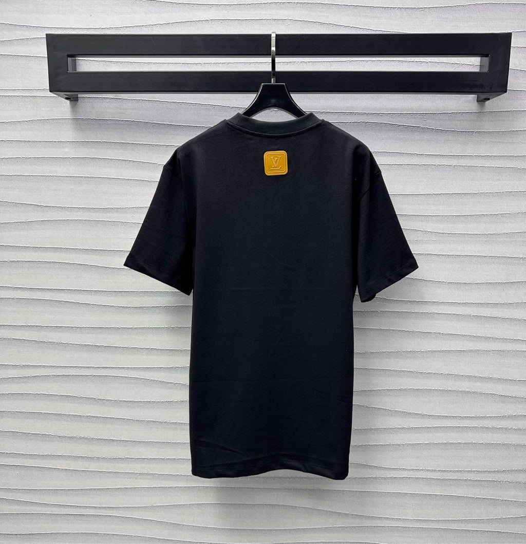 LOUIS VUITTON LV 25C VVN Patch Short-Sleeved Cotton Crewneck 229092