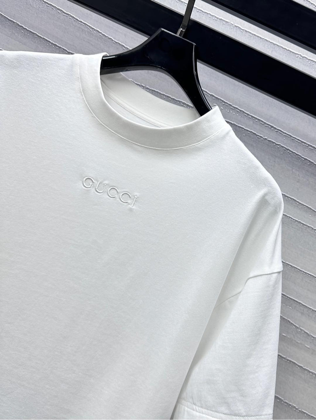 GUCCI CREW NECK SHORT-SLEEVE COTTON TEE