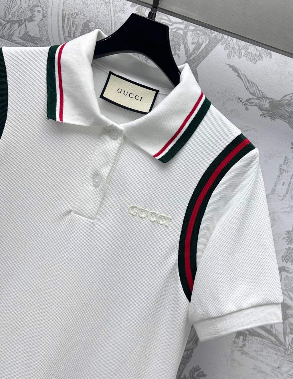 GUCCI 25S PLEATED SHORT-SLEEVE DRESS 264671