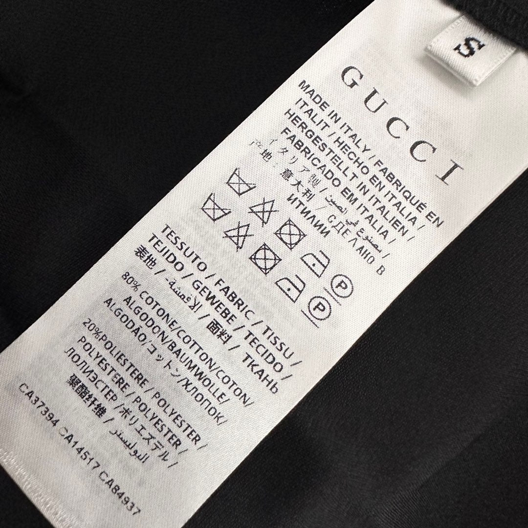 GUCCI 25S SHORT-SLEEVE DRESS IN TWILL SILK 264667