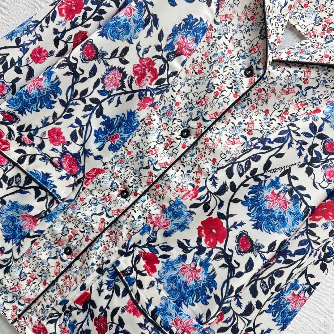 LOUIS VUITTON LV MULTICOLOR FLORAL PRINT SHIRT 263834