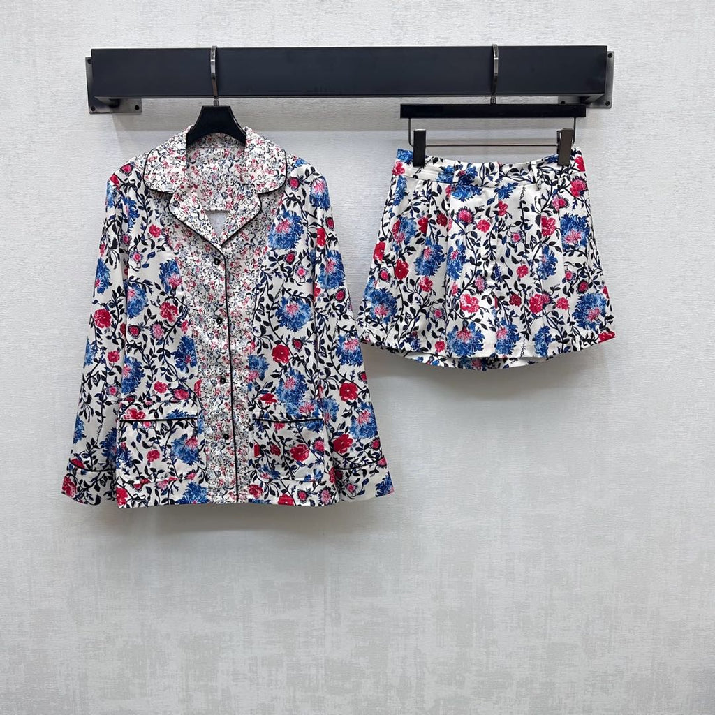 LOUIS VUITTON LV MULTICOLOR FLORAL PRINT SHIRT 263834