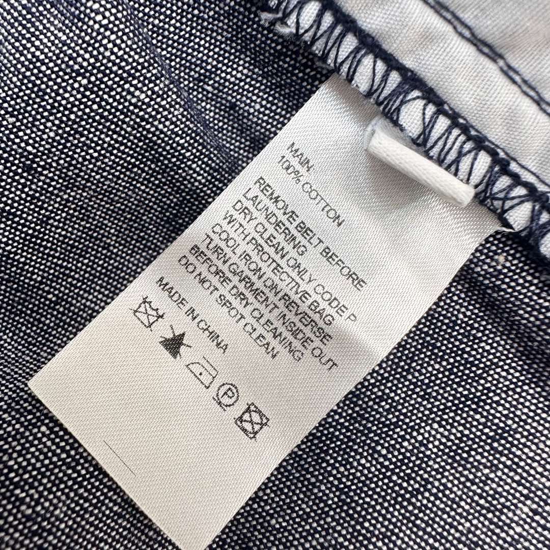 ZIMMERMAN 25S SHORT SLEEVE DENIM SHIRT 264724