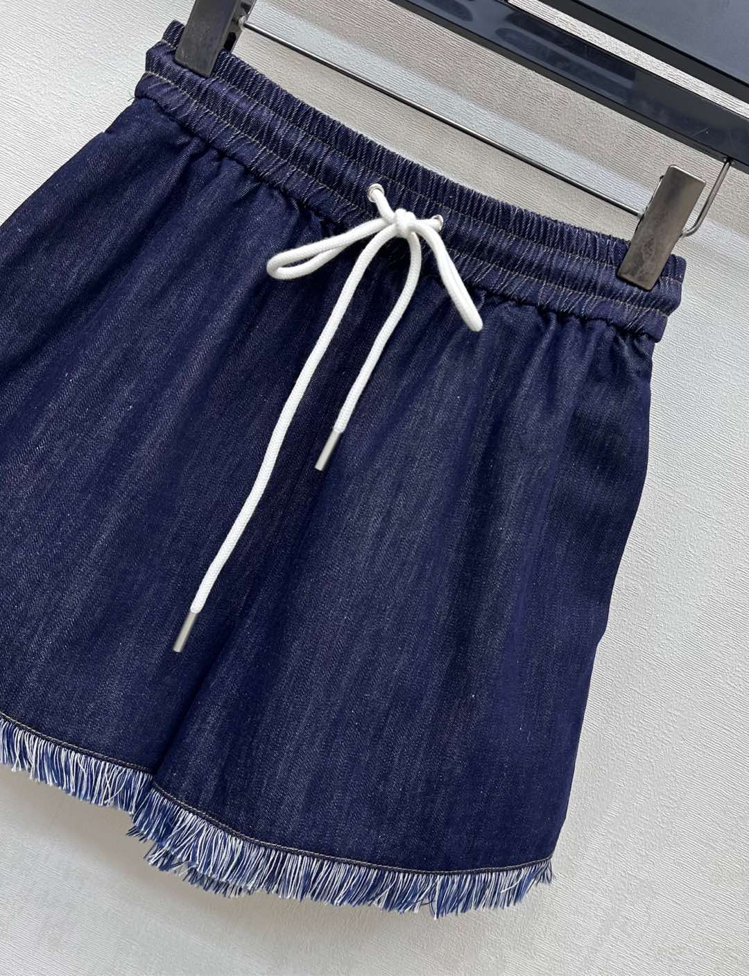 ZIMMERMAN 25S HIGH WAIST DENIM SHORTS 264693
